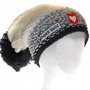 Beanie  HeidiLiebt  - offwhite- grey- black